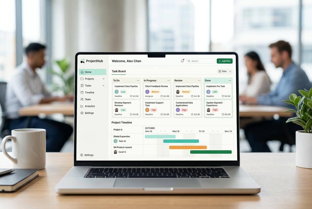 ProjectHub — Collaborative Team Workspace